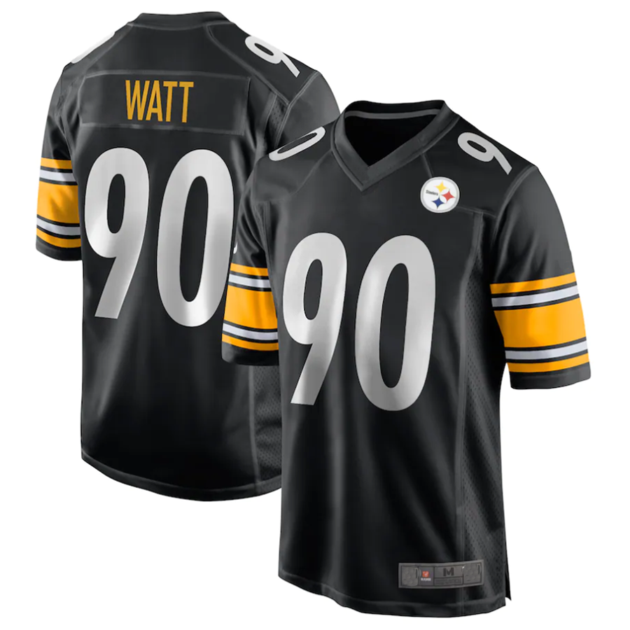 Custom #90 Black PIT Football Shirt Top