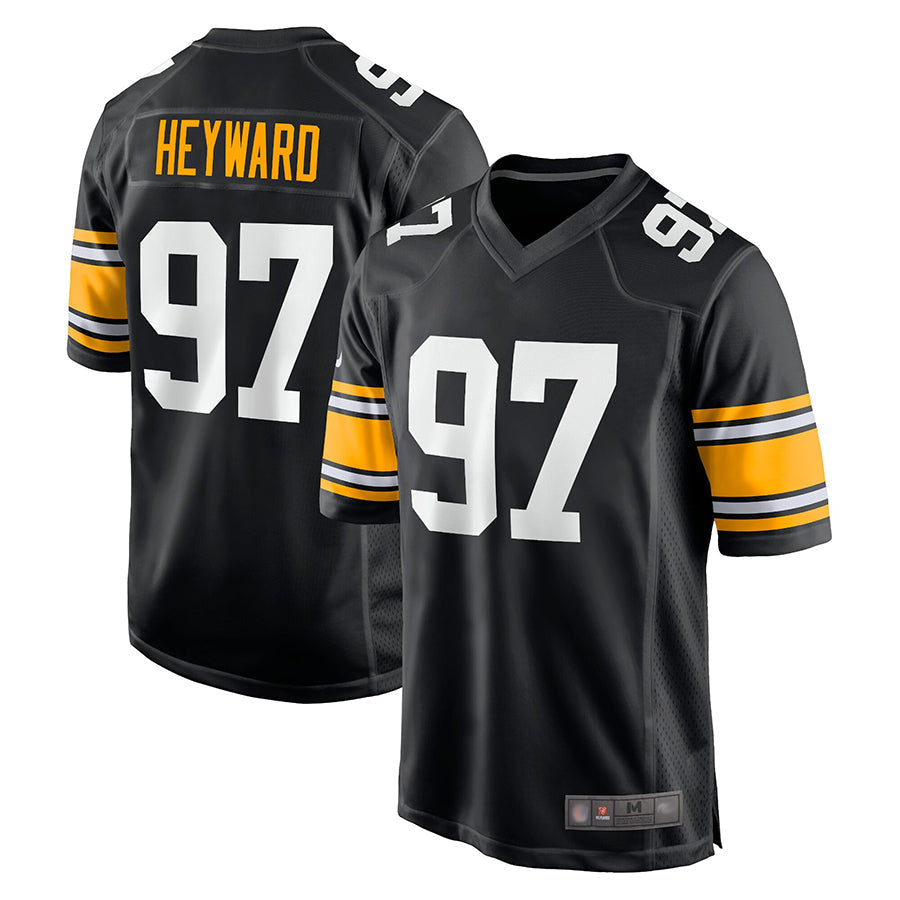 Custom #97 Black PIT Football Shirt Top