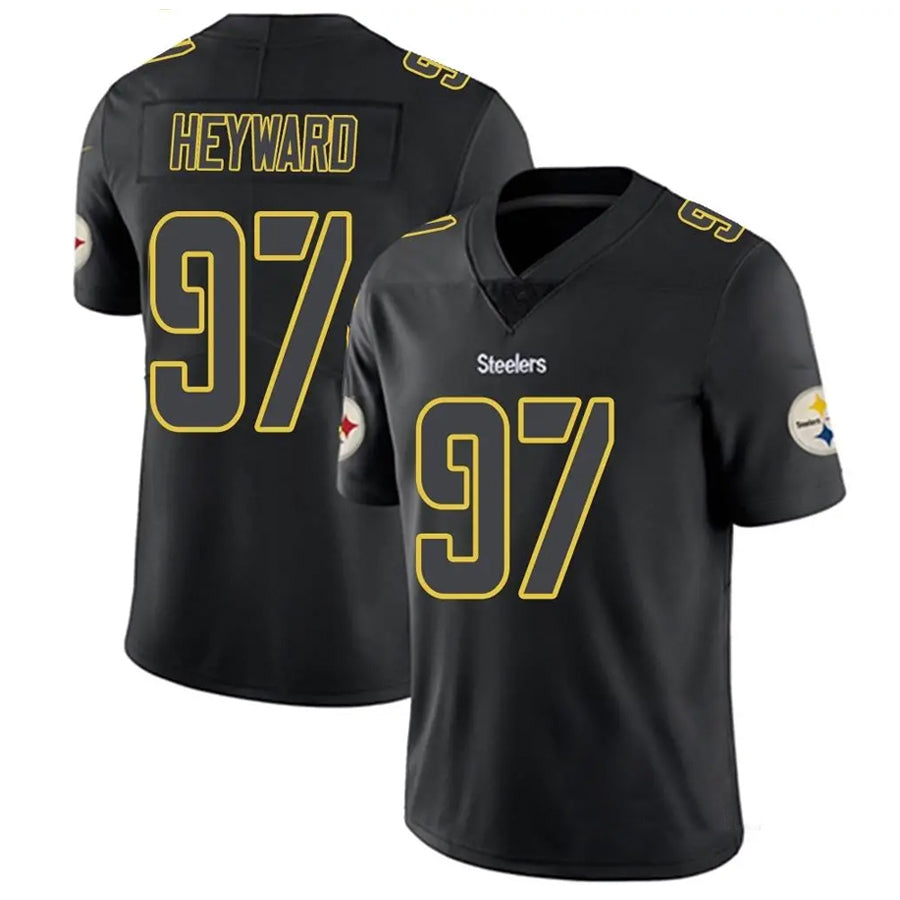 Custom #97 Black PIT Football Shirt Top