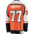 P.Flyers #77 Paul Coffey Supporters Branded Premier Breakaway Retired Player Jersey  Stitched American Hockey Jerseys