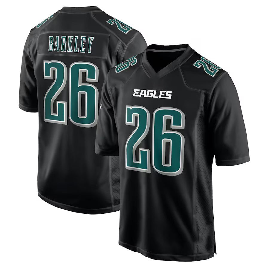 Custom #26 Black PHI Football Shirt Top