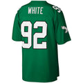 Custom #92 White 1990 PHI Football Shirt Top