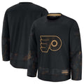 P.Flyers Supporters 2024 Military Appreciation Practice Jersey - Black Stitched American Hockey Jerseys