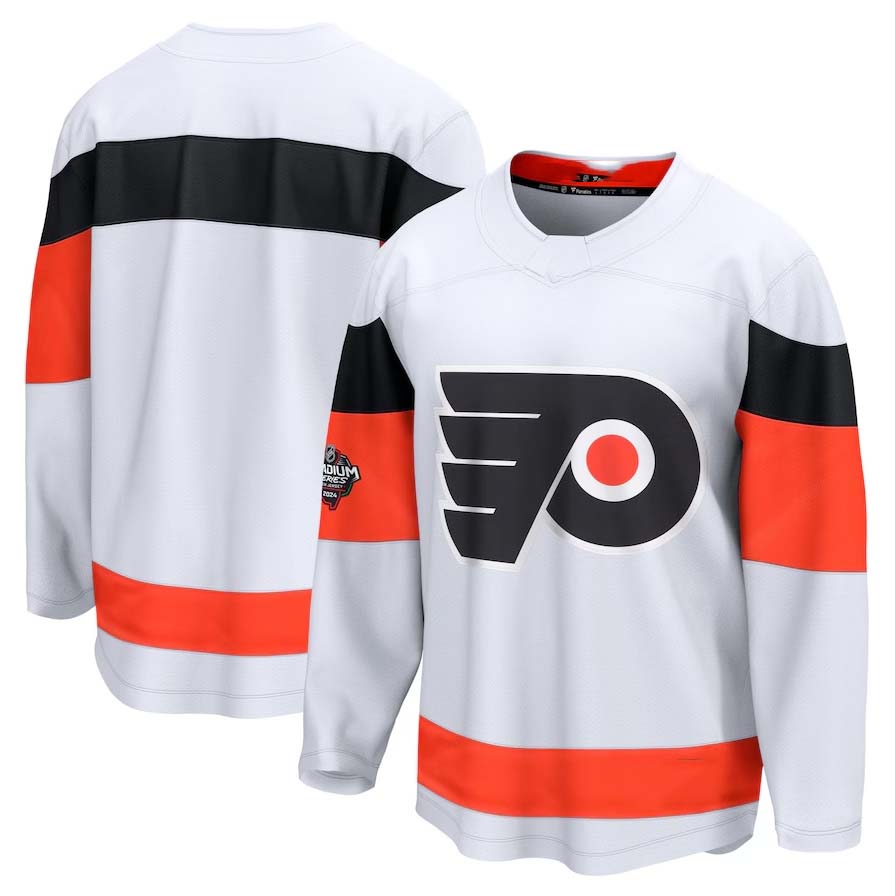 P.Flyers Supporters 2024 Stadium Series Breakaway Jersey ¨C White Stitched American Hockey Jerseys