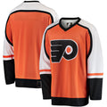 P.Flyers Supporters Branded Premier Breakaway Heritage Blank Jersey Orange Stitched American Hockey Jerseys