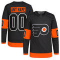 Custom P.Flyers Alternate Primegreen Authentic Pro  Jersey Black Stitched American Hockey Jerseys