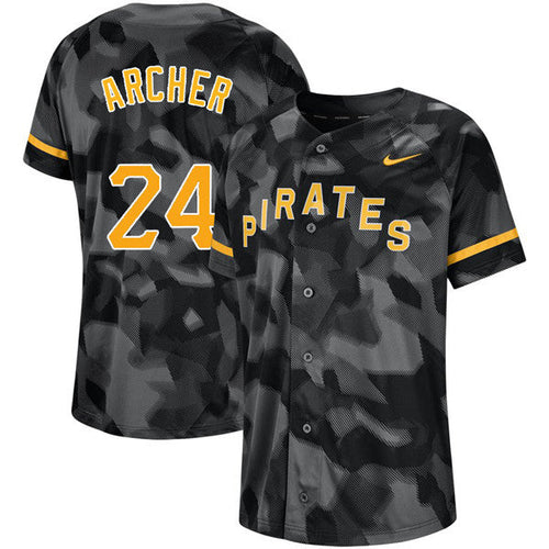 Custom #0 ARCHER Retro Stitched Baseball Jersey - Classic Edition