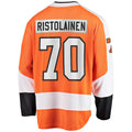 P.Flyers #70 Rasmus Ristolainen Supporters Branded Breakaway Player Jersey Orange Stitched American Hockey Jerseys