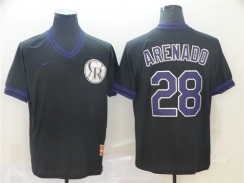 Custom #0 ARENADO Retro Stitched Baseball Jersey - Classic Edition