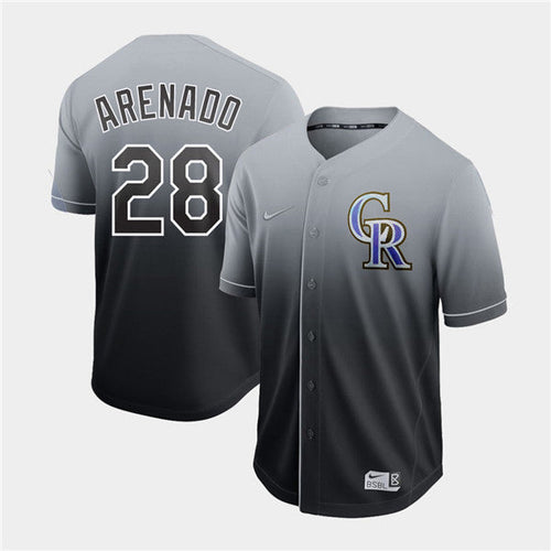 Custom #0 ARENADO Retro Stitched Baseball Jersey - Classic Edition