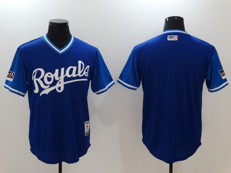 Custom 2018 #0 ROYALS Retro Stitched Baseball Jersey - Classic Edition