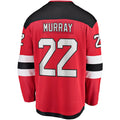 NJ.Devils #22 Ryan Murray Supporters Branded Youth Breakaway Player Jersey Red Stitched American Hockey Jerseys