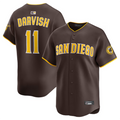 Custom #11 Brown SD Baseball Shirt Top