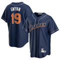 Custom #19 Navy SD Baseball Shirt Top