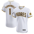Custom #1 White SD Baseball Shirt Top