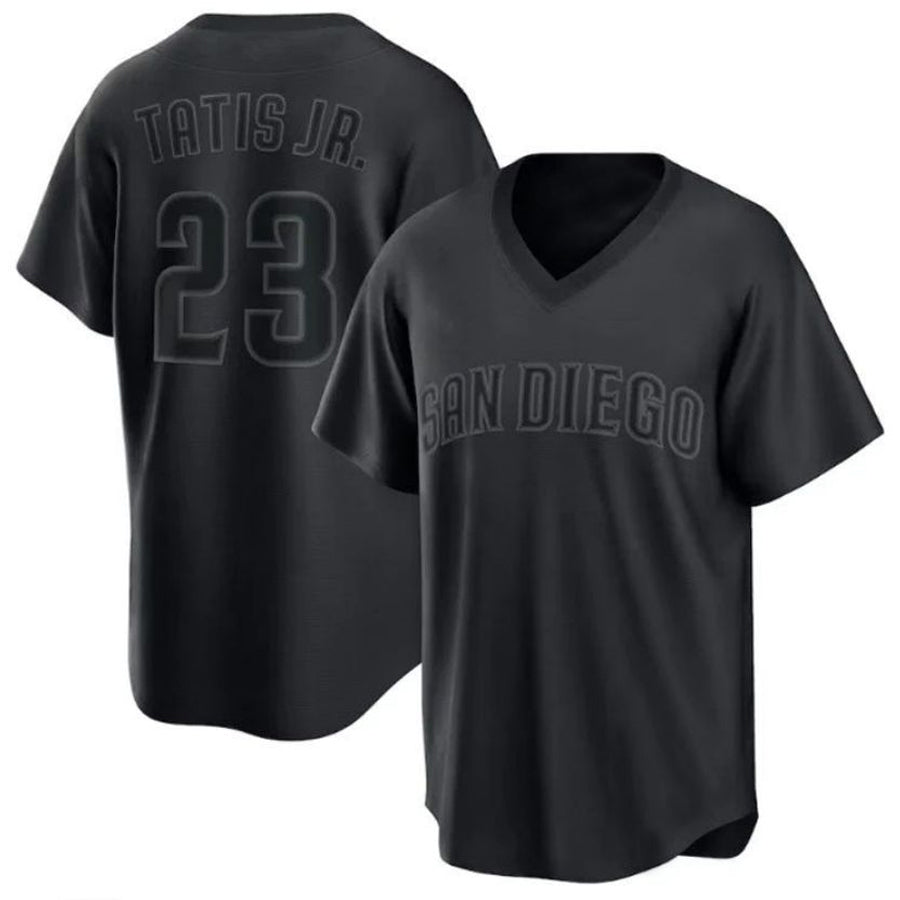 Custom #23 Black SD Baseball Shirt Top