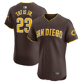 Custom #23 Brown SD Baseball Shirt Top