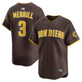 Custom #3 White City Connect SD Baseball Shirt Top