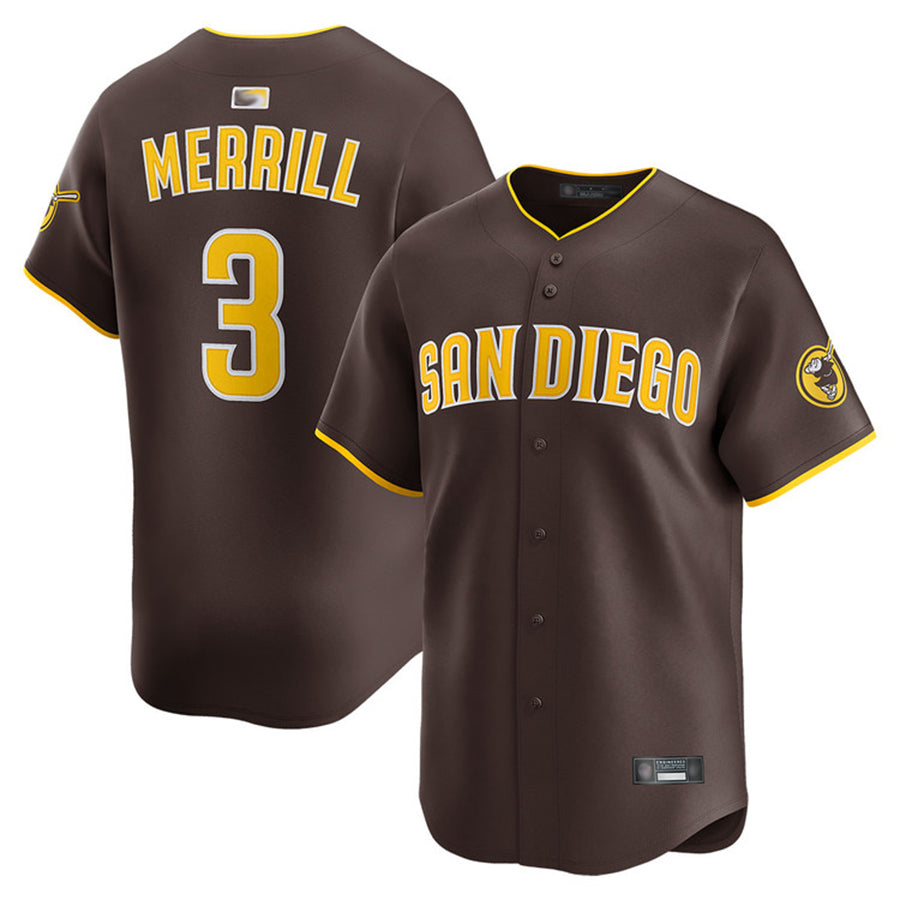 Custom #3 White City Connect SD Baseball Shirt Top