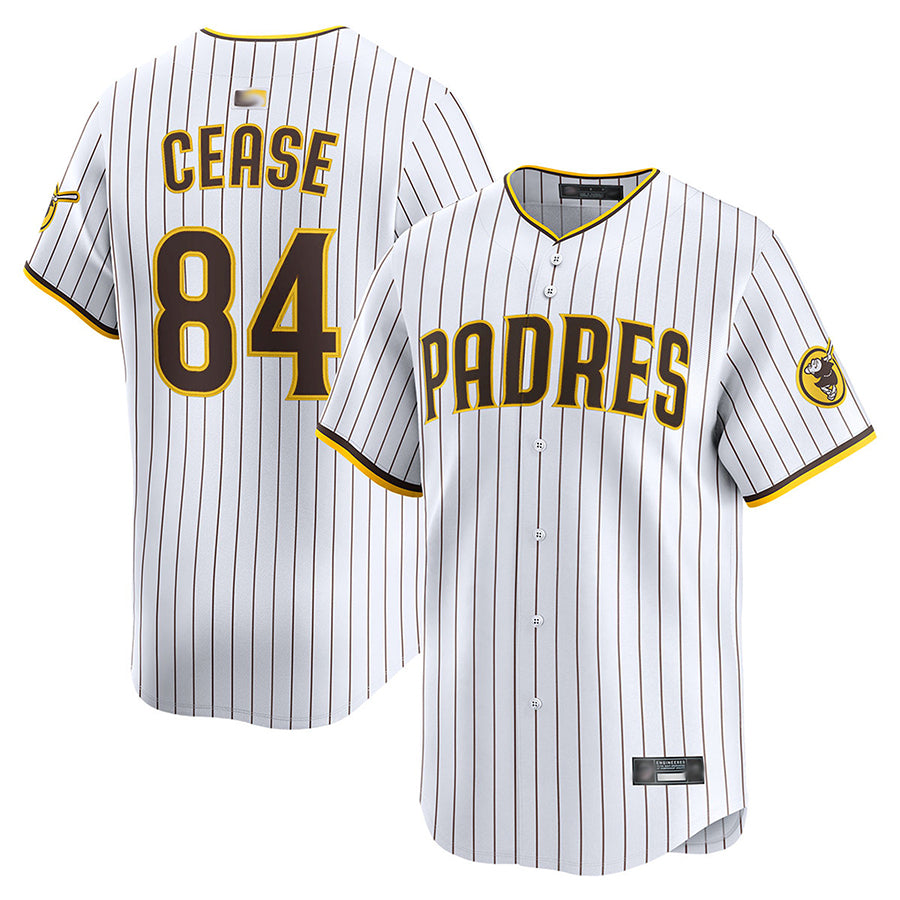 Custom #84 White SD Baseball Shirt Top