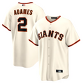 Custom #2 Cream SF Baseball Shirt Top