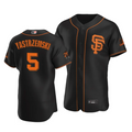 Custom #5 Black SF Baseball Shirt Top