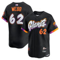 Custom #62 City Connect SF Baseball Shirt Top
