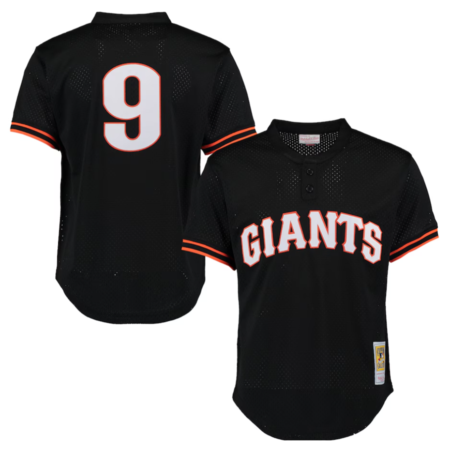 Custom #9 Black SF Baseball Shirt Top