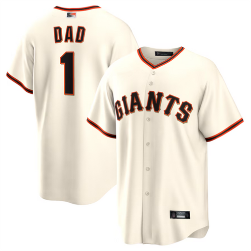 Custom #1 White SF Baseball Shirt Top
