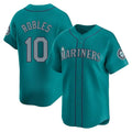 Custom #10 Teal SEA Baseball Shirt Top