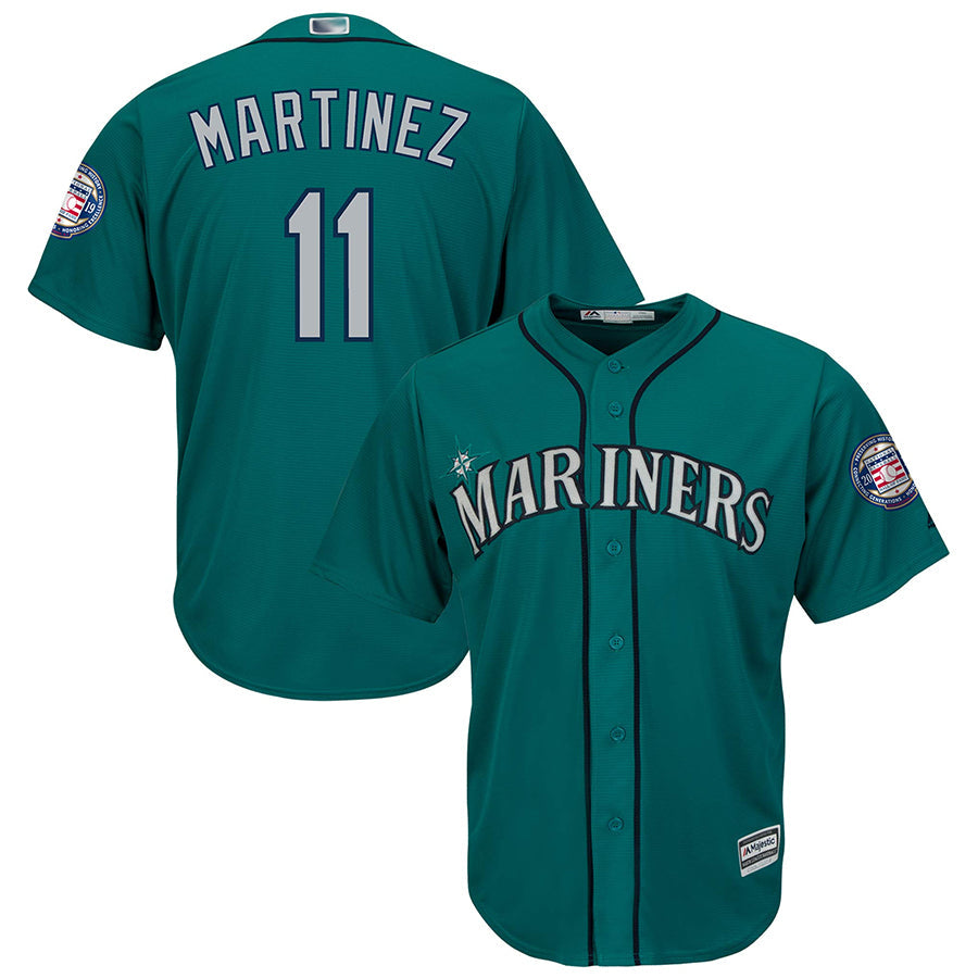 Custom #11 Green SEA Baseball Shirt Top