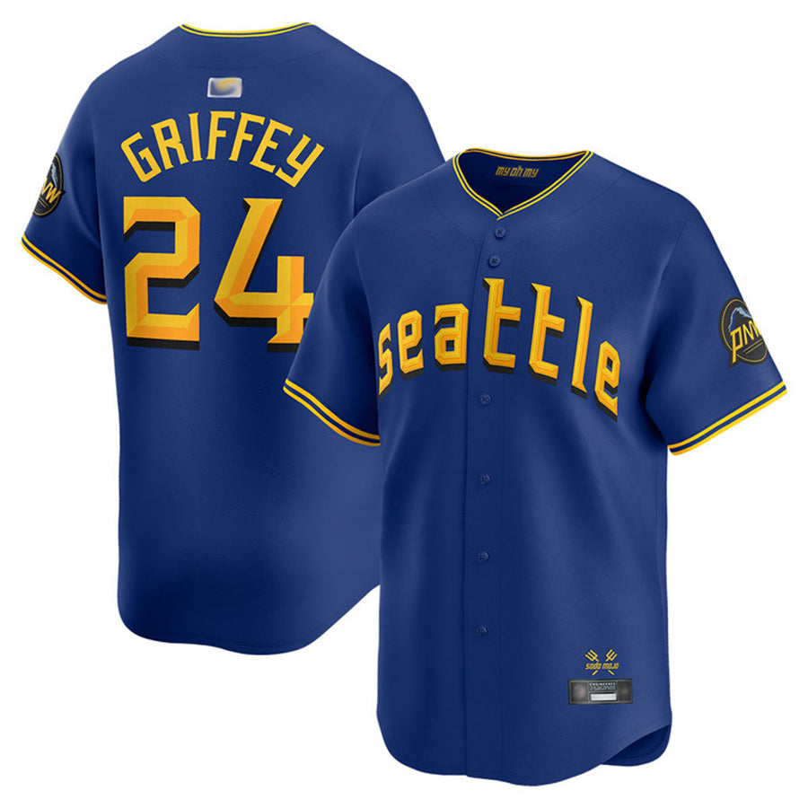 Custom #24 City Connect SEA Baseball Shirt Top