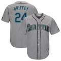 Custom #24 Gray SEA Baseball Shirt Top