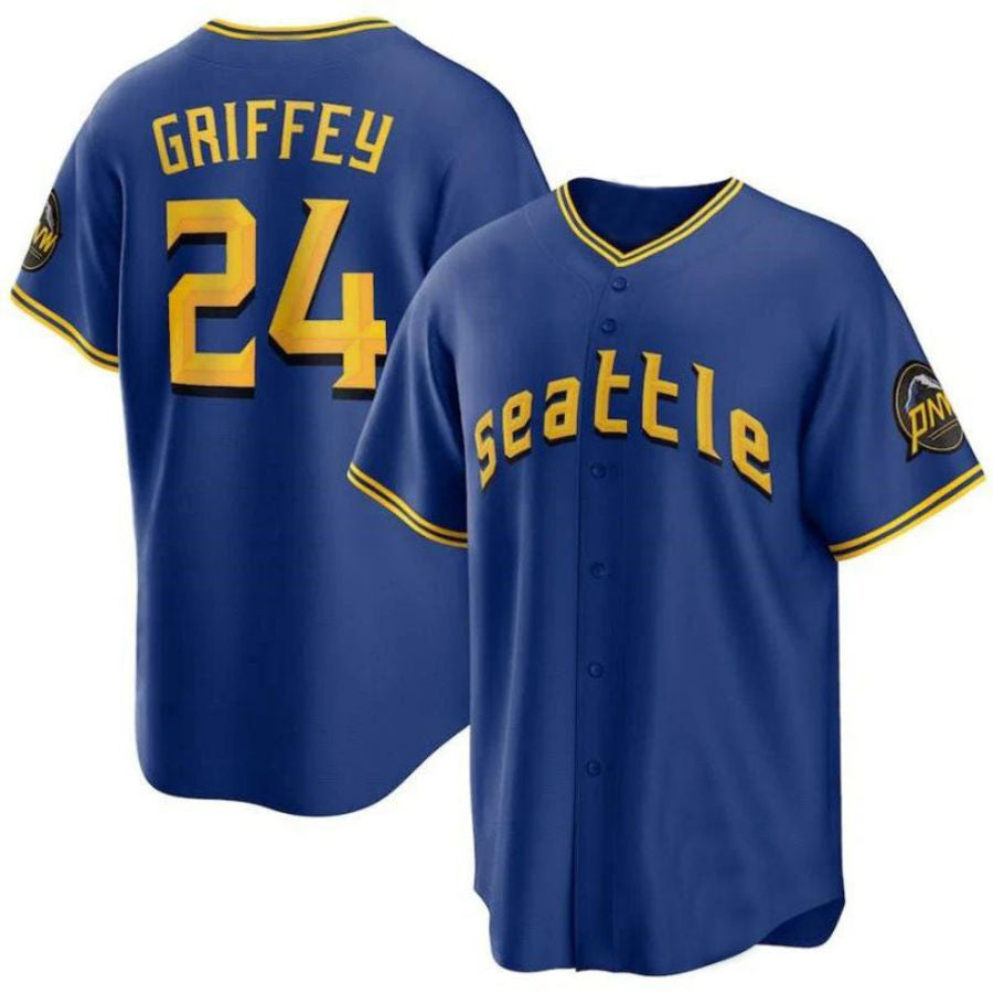 Custom #24 Royal City Connect SEA Baseball Shirt Top