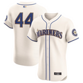 Custom #44 Cream SEA Baseball Shirt Top
