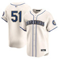 Custom #51 Cream SEA Baseball Shirt Top