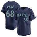 Custom #68 Navy SEA Baseball Shirt Top