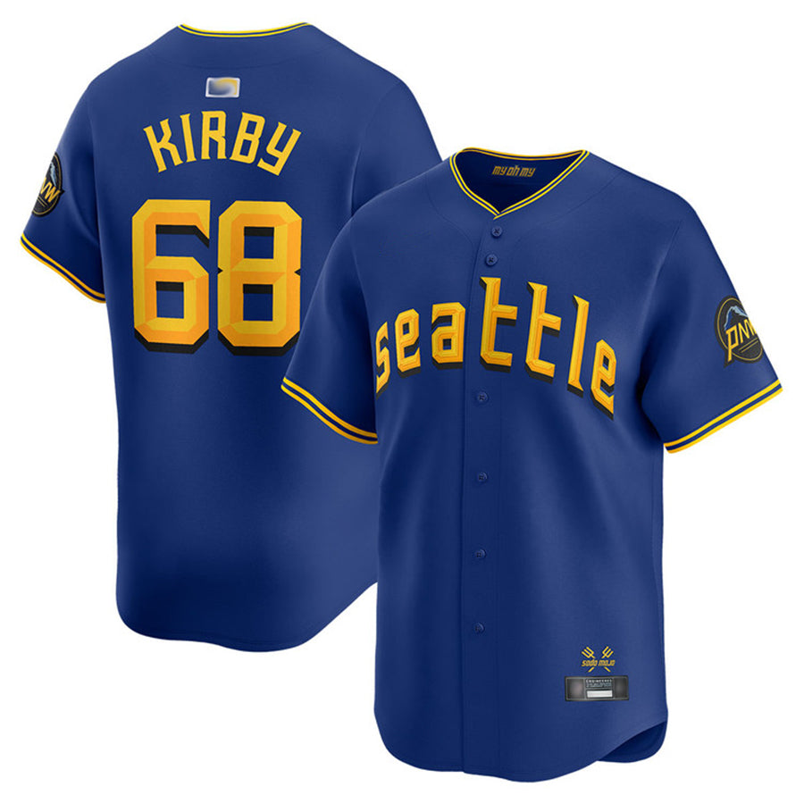 Custom #68 Royal City Connect SEA Baseball Shirt Top