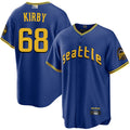 Custom #68 Royal City Connect SEA Baseball Shirt Top