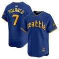 Custom #7 City Connect SEA Baseball Shirt Top
