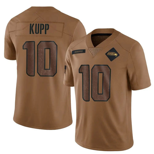 Custom #10 Brown SEA Football Shirt Top