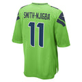 Custom #11 Neon Green SEA Football Shirt Top