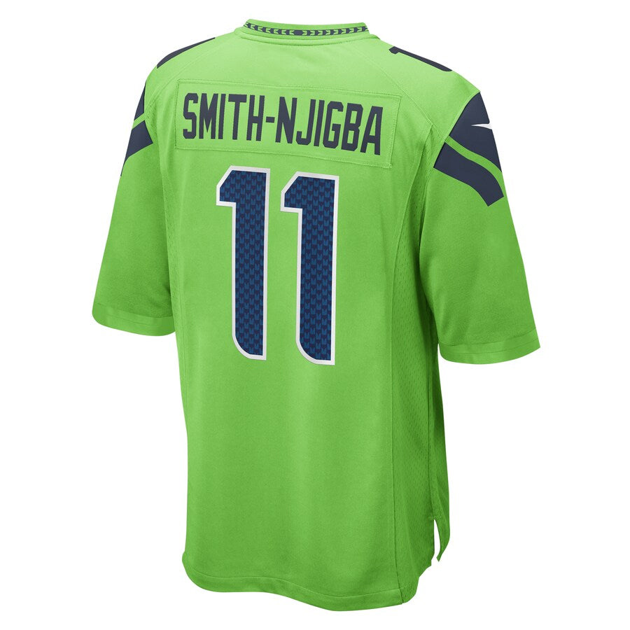Custom #11 Neon Green SEA Football Shirt Top
