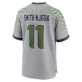 Custom #11 Grey SEA Football Shirt Top