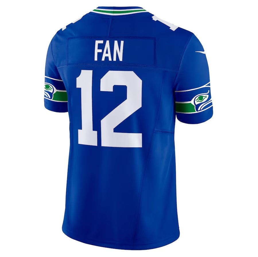Custom #12 Royal SEA Football Shirt Top