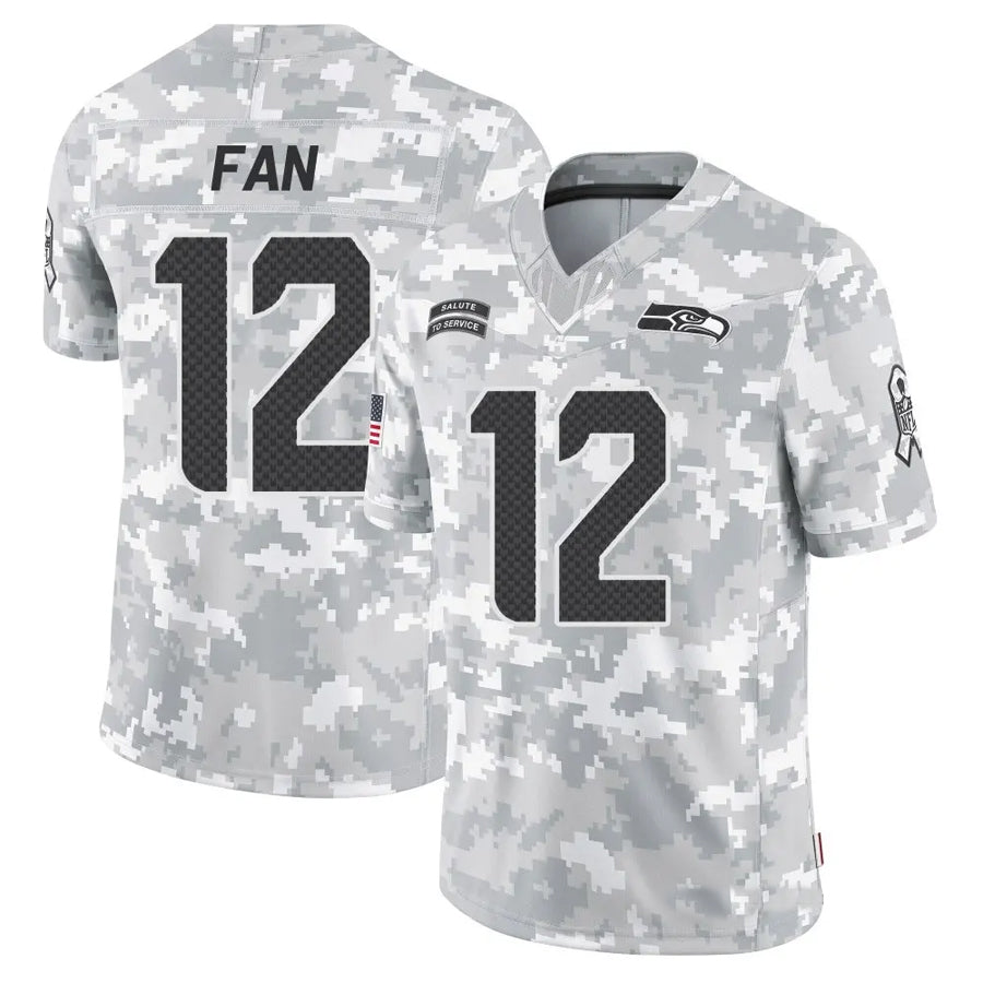 Custom #12 SEA Football Shirt Top