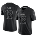 Custom #12 Black SEA Football Shirt Top