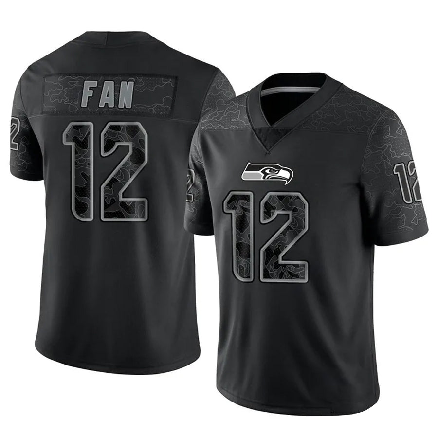 Custom #12 Black SEA Football Shirt Top