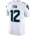 Custom #12 White SEA Football Shirt Top