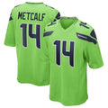 Custom #14 Green SEA Football Shirt Top